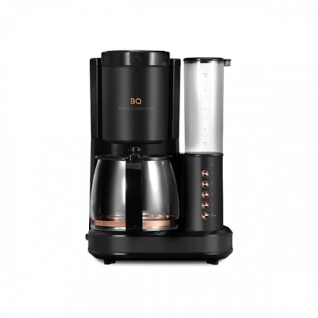 BQ CM7002 coffee maker, drip, 800 watts, 1.25 l, coffee grinder, silver-black-4