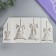 Mold Silicon "New Year's bells" 4 items 11x5.6x1 cm