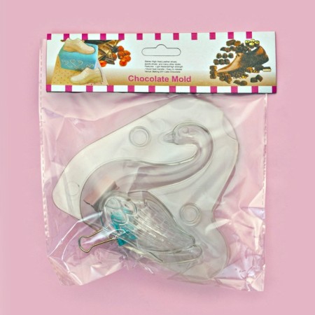 Mold "Swan", 13 × 4.7 × 14.5 cm, the color is transparent-6