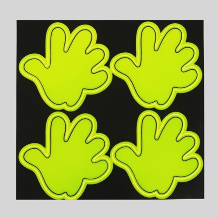 Reflective stickers "pen", 5.3 × 5.3 cm, 4 pcs on the sheet, color mix-2