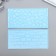 Border stencil stencil plastic "Round Stone+rectangular" set 2pcs 14.5x6.8 cm
