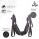 Sangh yoga hammock, 250 × 140 cm, black color