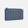 Women's wallet on the button, blue color