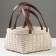 Set of wicker baskets, 23x19x11/25 cm, 18x14.5x10/21 cm, 2 pcs, white, sequoia