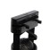 Track lamp for the GU5.3 lamp, round, black body