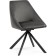 Stol on a metal frame spinning, metal/velor, black/gray 51x55x83 cm