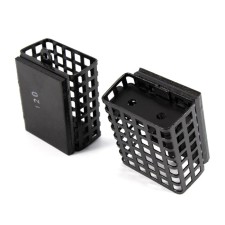 Feeding feeder Yaman rectangular 120 g, metal, removable plastic bottom, packaging 10 pcs.   10694