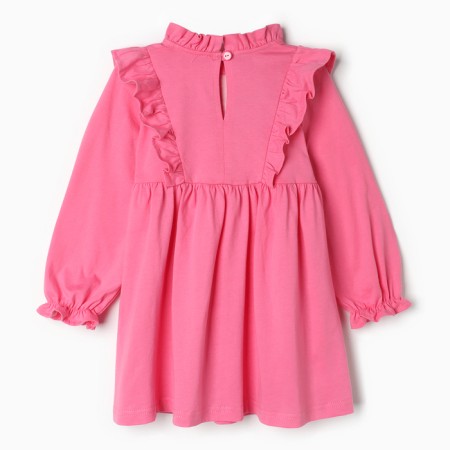 Платье для девочки, цвет розовый, рост 116 см-4