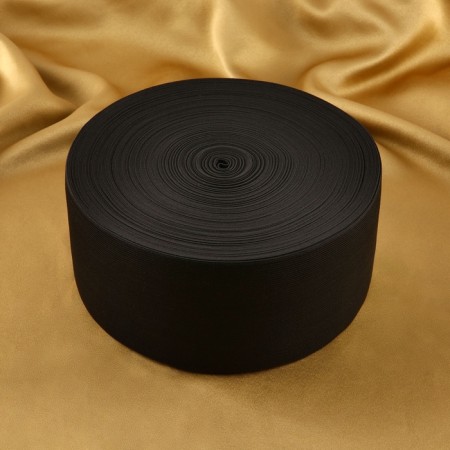 Knitted elastic 100mm 40 ± 2m black au-2