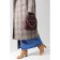 Board-suction on lightning, 2 outer pockets, long belt, handle, burgundy color