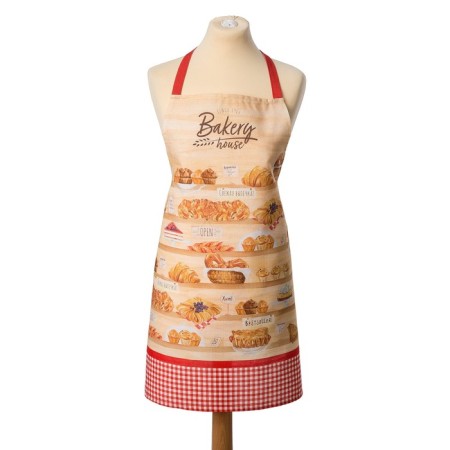 Apron Ethel Bakery House 70x60 cm, 100% cotton, reps 210 g/m2-6