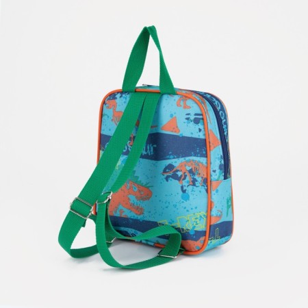 Baby backpack on lightning, turquoise color-5