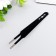 Pinzet for creativity straight "black" rounded 12x1 cm