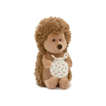Soft toy "Hedgehog Kolyunchik" with a knot, 15 cm