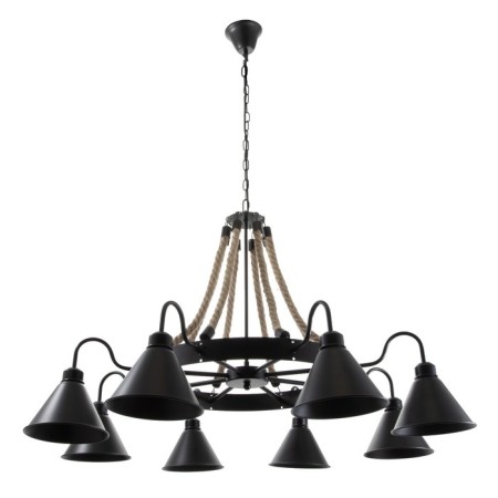 Chandelier 2737/8 E27 40W Black 88x88x60-100 cm
