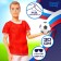 Carrier -model doll "Best football player"