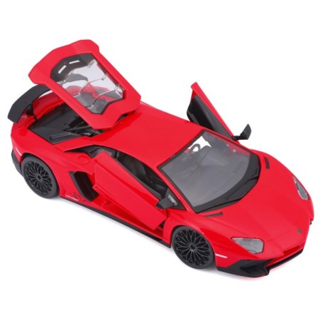 BBURAGO Lamborghini Aventador LP 750-4 SV, Die-Cast, 1:24, Red color-6