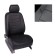 Auto-Cherkhly for Mitsubishi Lancer X Sedan, without a rear armrest, 2012-, black, eco-leather, set