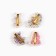 Hair hair clip, shaker, 4 pieces