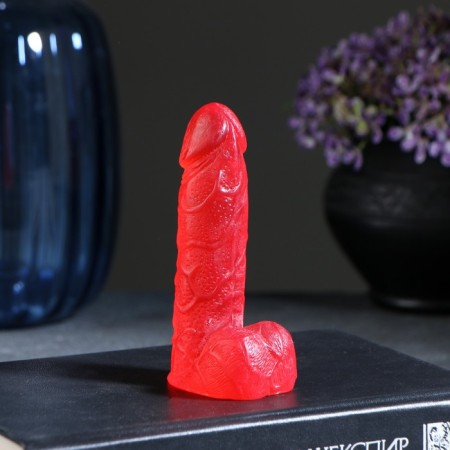 Figure soap "Favorite" red, strawberry aroma, 12cm 95 g