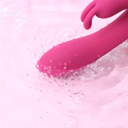 Rabbit Oka Vibrator, clitoris stimulator, G, 10 modes, 22 x 4 cm, pink-7