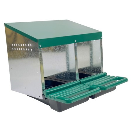 Nest for chickens Hobbyfarm 2 sections with an ovumer-8