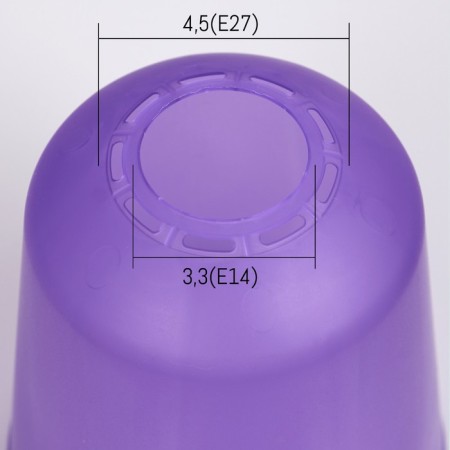 Universal "Cylinder" E14/E27 Violet 11x11x12cm-1