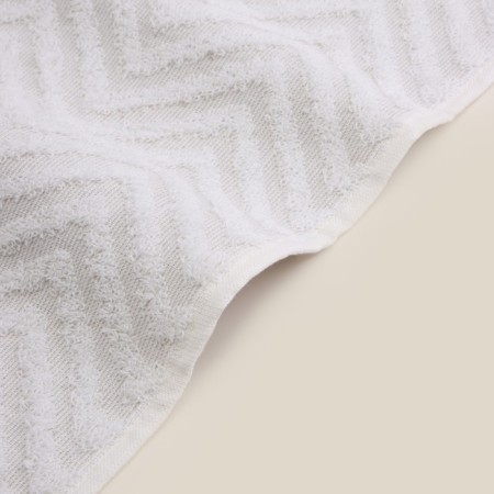 Trick Tenier SL Home: Geometry "Costa" 67x140 cm, 83% cotton, 17% lings, 500 g/m2-5