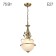 Suspended Citilux “Idalgo” CL434121, 28x28x55 cm, 1x75W, e27, brown color