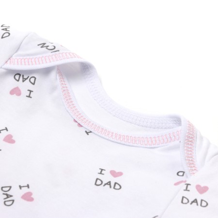 Body baby with short sleeve, white color, height 80-1