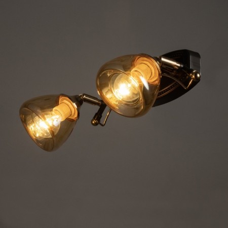 Sconces "Solar" 2x14 40w Black 38x20x16cm-9