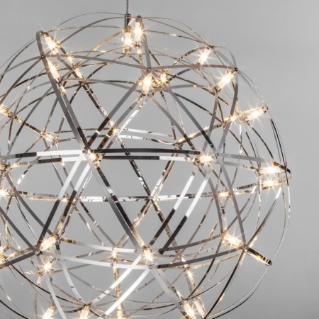 Suspended LED lamp PLESSO, LED board, 60x60 cm-3