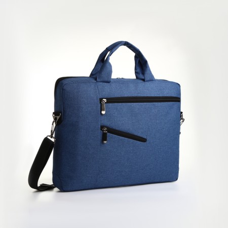 Laptop bag, "Alex", blue color-2