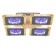 Causteen with PDU 2214/4 LED 108W Dimmer RGB white 59x59x10 cm Bayerlux