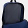 School textile school with pockets, blue color, 22x13x30 cm