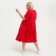 Women's dress Mist Plus-Size, size 50, red color