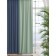 Set of curtains "Canvas", size 200x260 cm, 2 pcs, blue color, dusty menthol