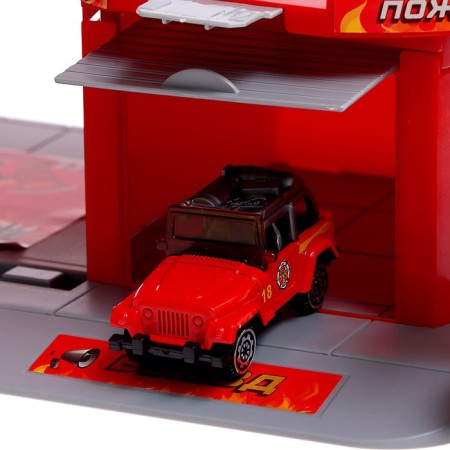 Parking "Firemar", with 2 metal machines-9