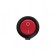 Button - switch, without backlight, red, 3-6 a, 8889