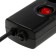 Luazon Lighting network filter, 5 outlets, 3 m, 3500 W, 3x1 mm2, 16 A, 220 V, with a fuse, black