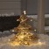 LED figure "Christmas tree with berries" 40 × 50 × 10 cm, metal, 220 V, glow warm white