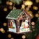 The toy on the tree "House" is small. mix, 5x6.5x5 cm