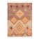 Cotton carpet with ethnic ethnic ornaments, size 120x180 cm