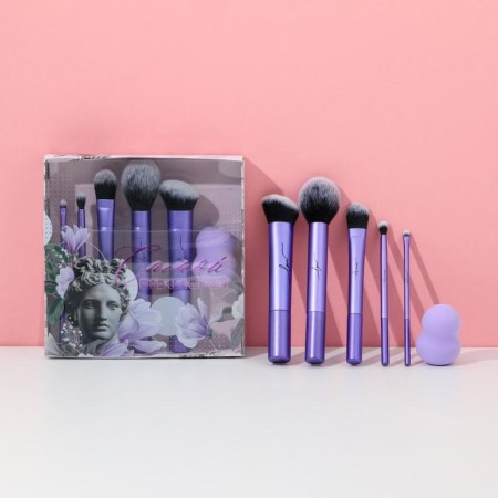 Love makeup kit: brushes 5 pcs and sponge-1