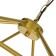 Paletto chandelier 6he27 40W gold 70x66x36-80cm Bayerlux