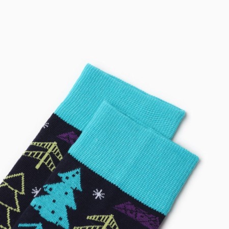 Male socks, blue color, size 25-27-1