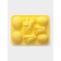 Baking uniform “Easter”, silicone, 7 cells, 18.5 × 14.5 × 2.5 cm, yellow