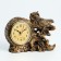 Table hours "Fireplaces. Smart Eagle owl", discrete move, 14 x 6.5 x 11.5 cm