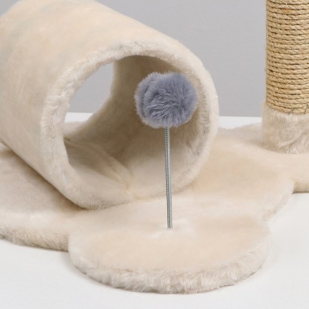 Game complex with a column-bunker, pipe, toy, 40 x 30 x 35 cm, milk-4