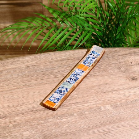 Standing for incense, bone, 25 cm, mix-5